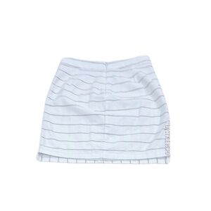 Urban Outfitters Thin Lines Pencil Mini Skirt White Size XS